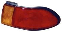 Right (Passenger) Tail Light Assembly for 1995 - 1999 Nissan Sentra, Rear Tail Light Lens/Cover Replacement with  265509B625