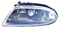 Left (Driver) Fog Light Assembly for 2002-2005 Mercedes Benz ML320, Replacement Housing/Lens/Cover, Rectangular Design without Sport,  1638200328 Replacement.