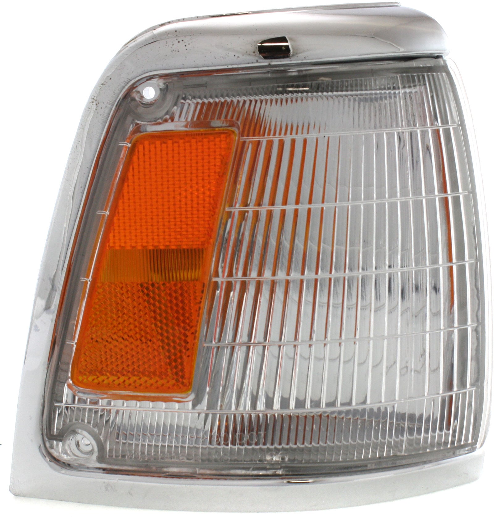Corner Light Assembly for Toyota Pickup 1992-1995 Right (Passenger), w/ Chrome Trim, 2WD (Two-Wheel Drive), Replacement