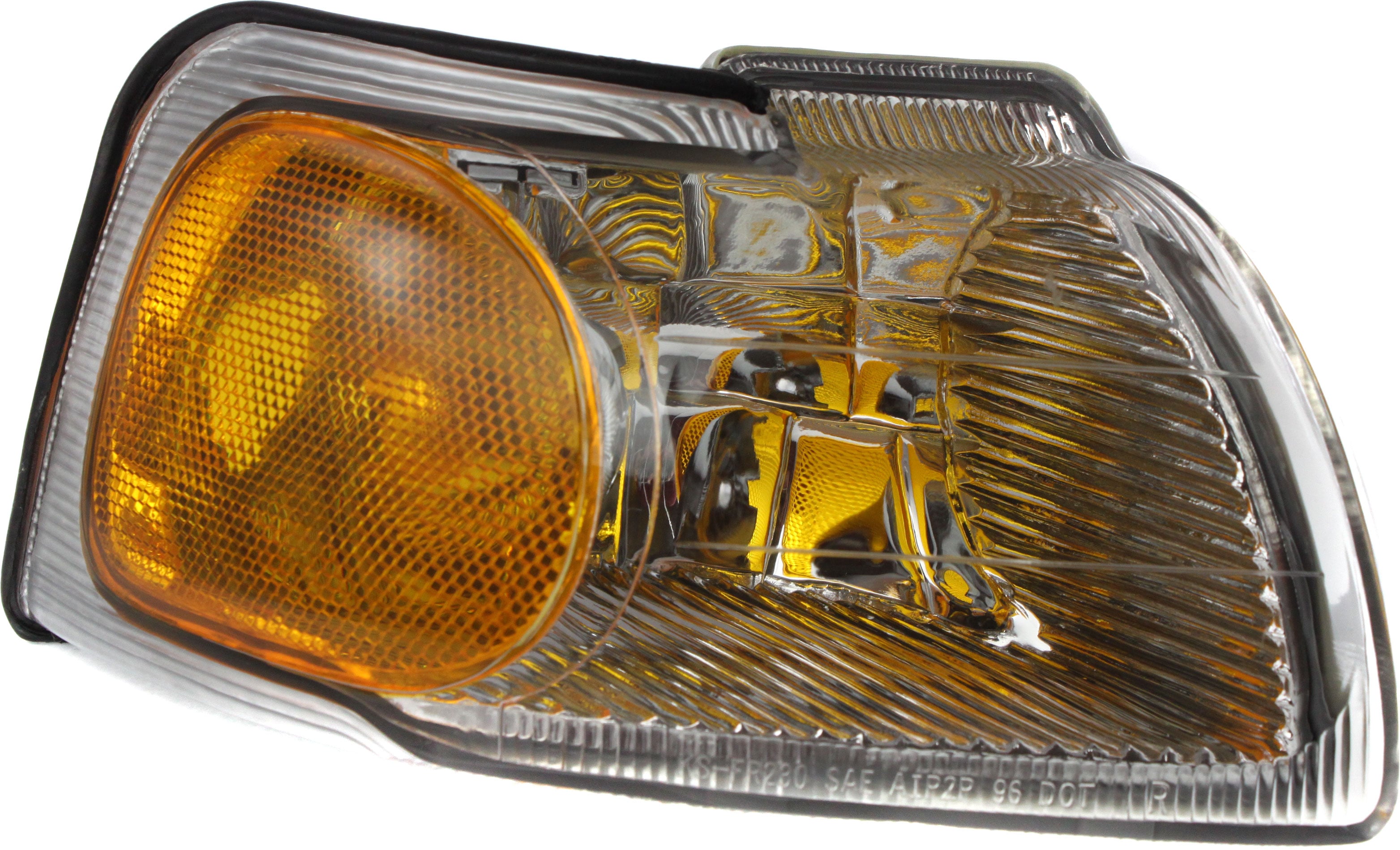 Corner Light for Ford Thunderbird 1996-1997, Right (Passenger) Side, Lens and Housing, Replacement