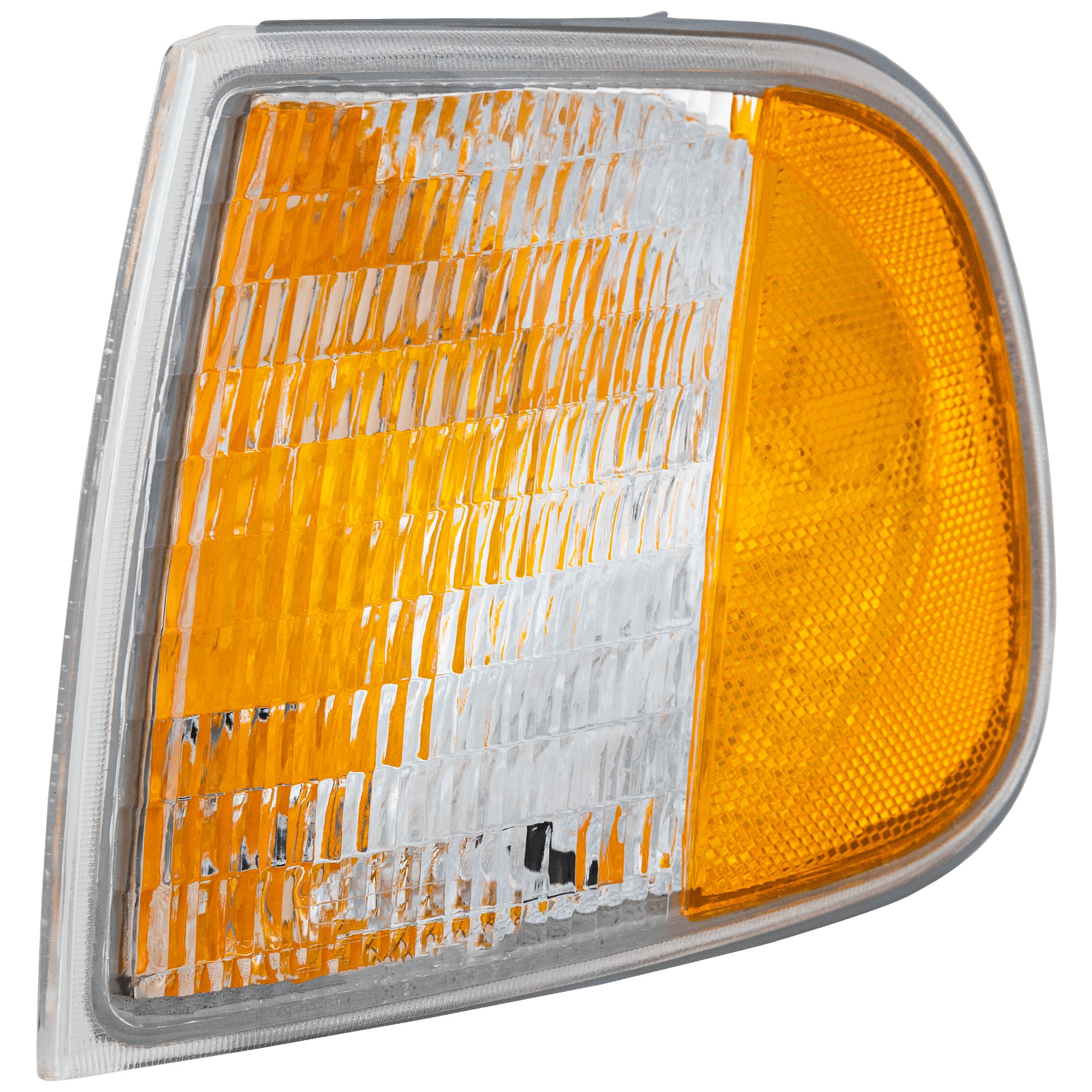 Corner Light for Ford F-Series 1997-2003, Left (Driver), Lens and Housing, Park/Signal Light, From July 1996, All Cab Types, Replacement
