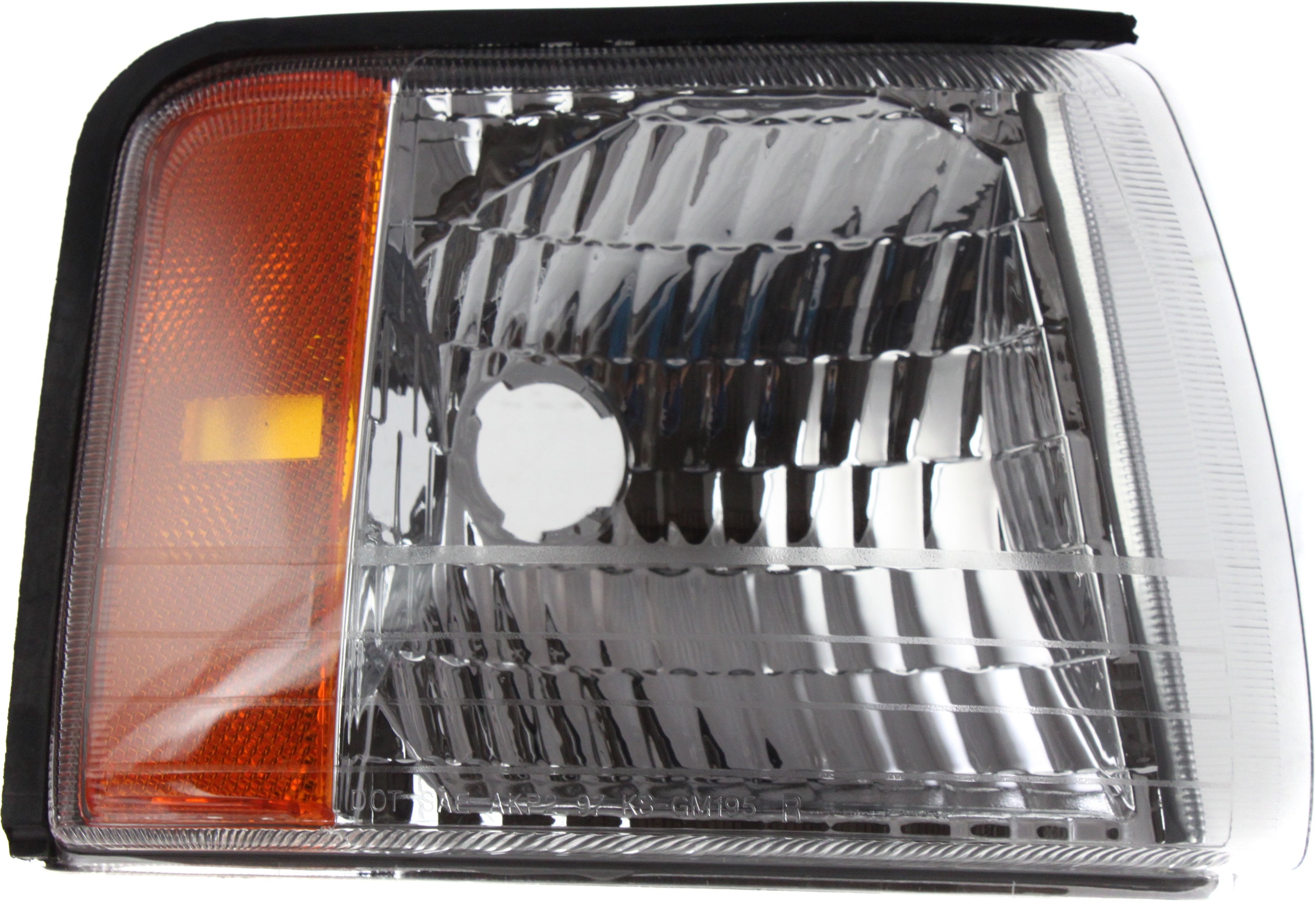 Right (Passenger) Corner Light for Cadillac DeVille 1997-1999, Lens and Housing, Replacement