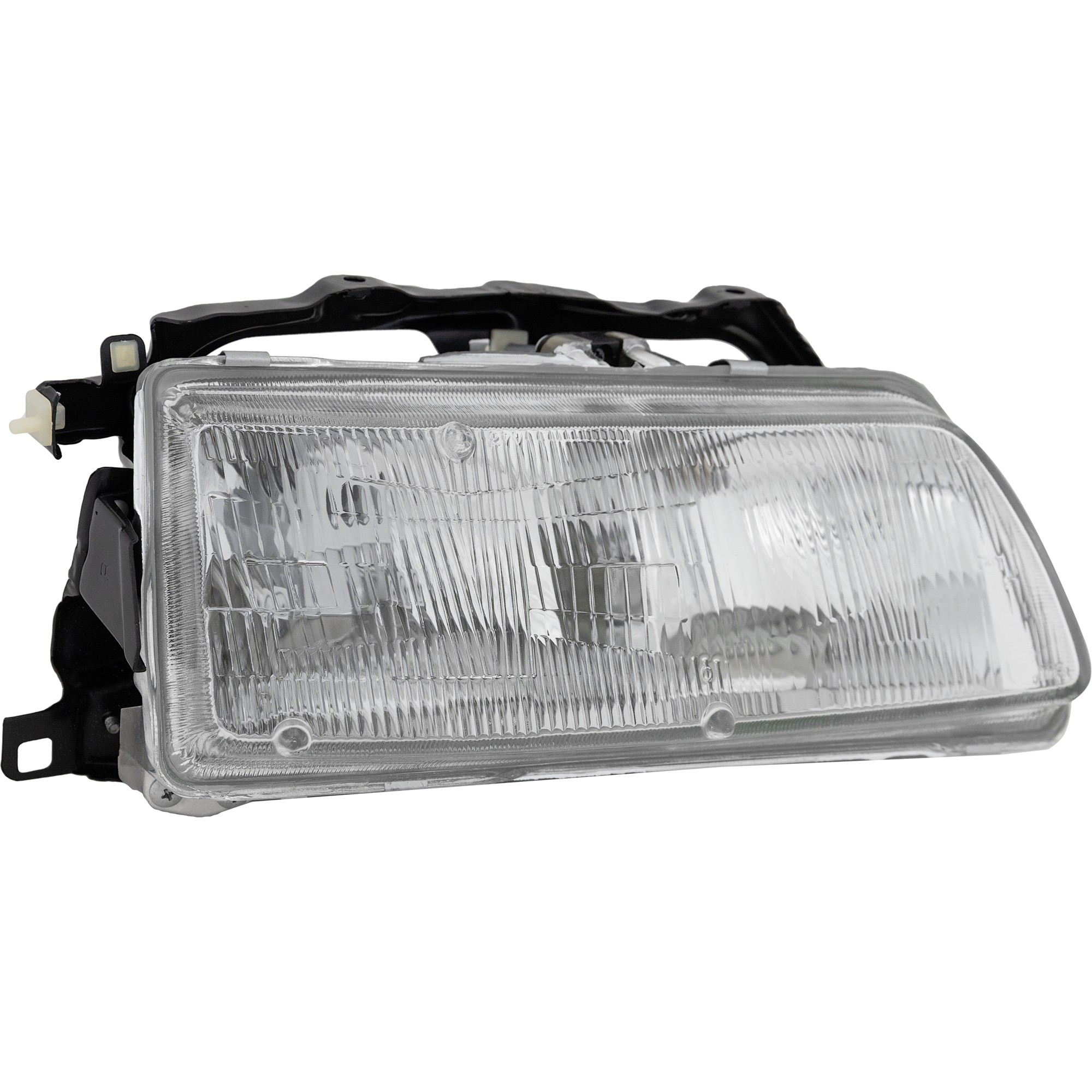 Headlight Assembly for Honda Civic 1990-1991, Right (Passenger) Side, Halogen, Replacement