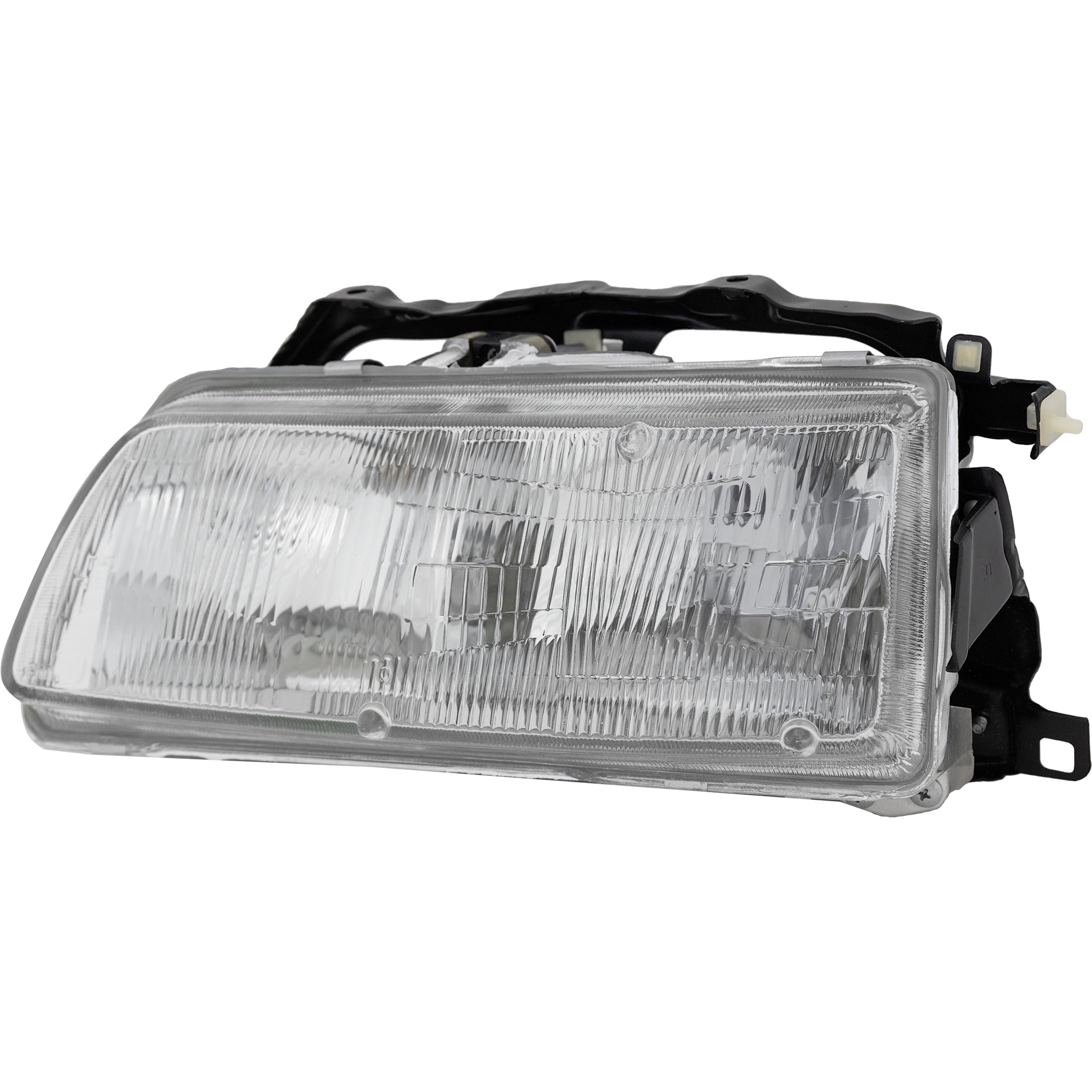Headlight Assembly for Honda Civic 1990-1991, Left (Driver) Side, Halogen, Replacement