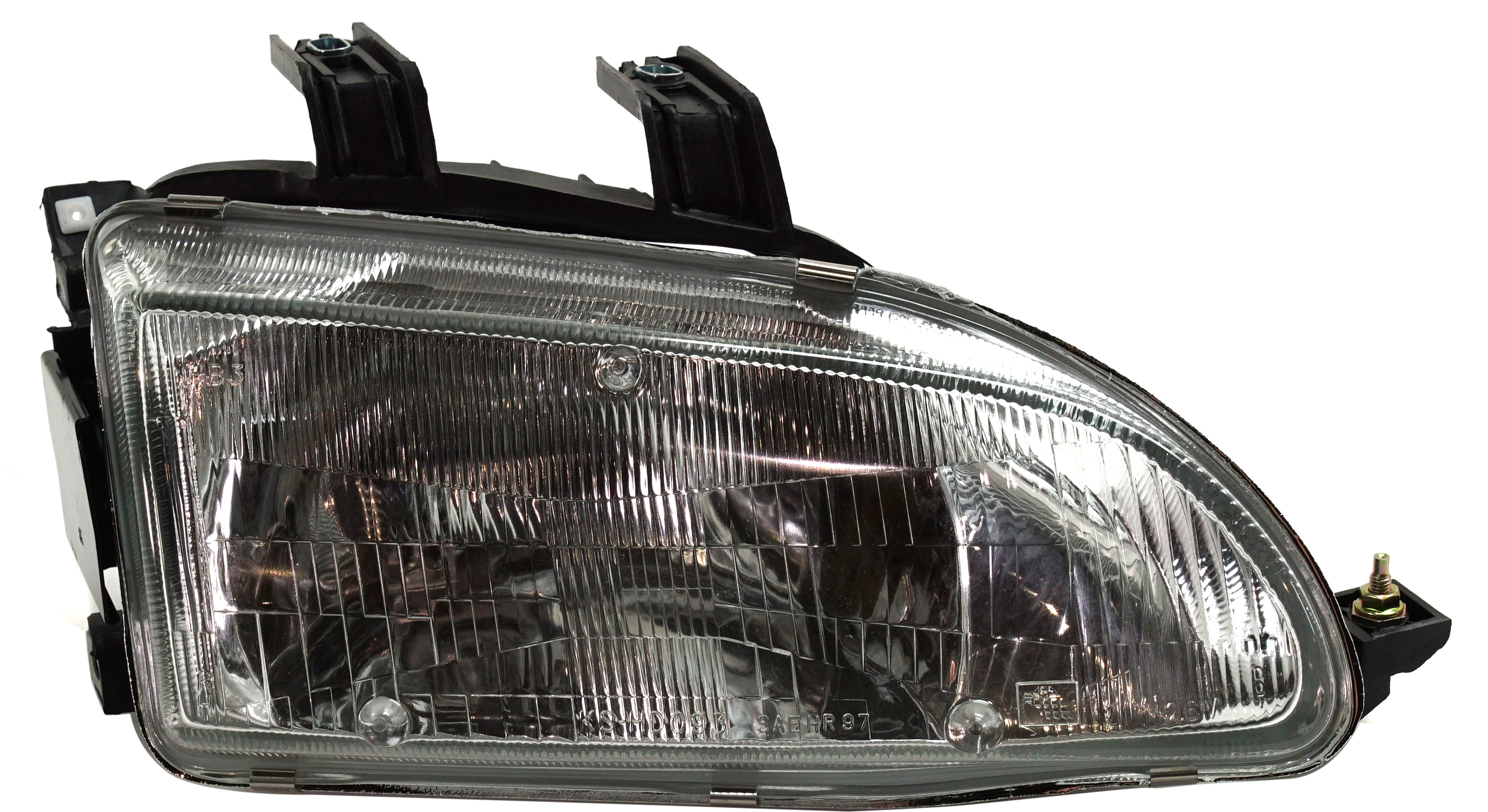 Headlight Assembly for Honda Civic 1992-1995, Right (Passenger) Side, Halogen, Replacement