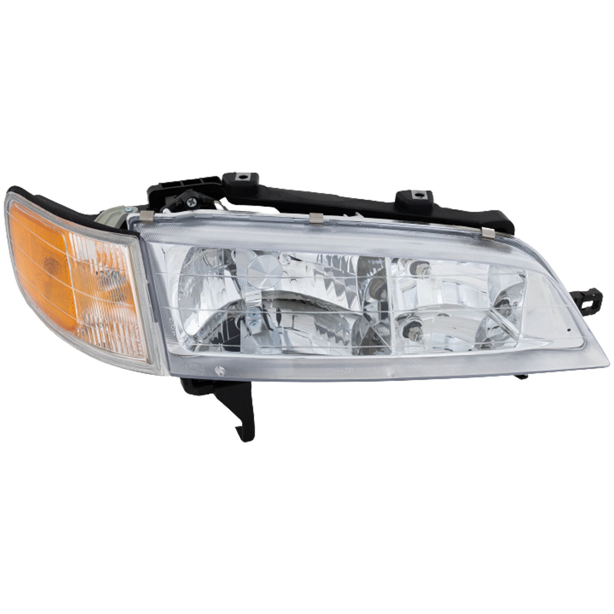 Headlight Assembly for Honda Accord 1994-1997, Right (Passenger), Halogen, with Corner Light, Replacement