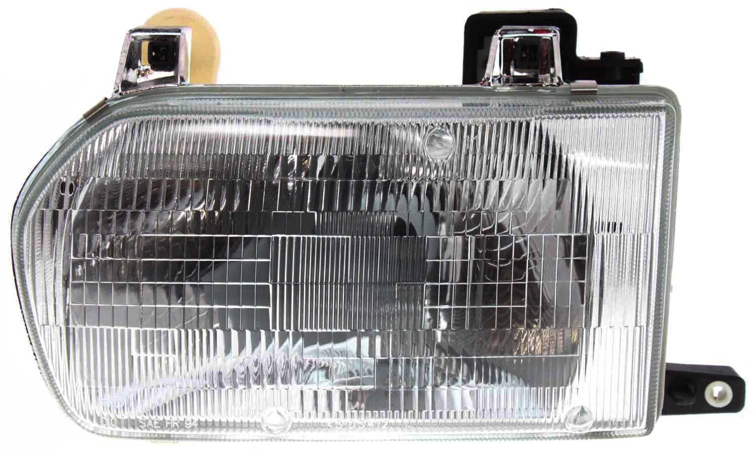 Headlight Assembly for 1996-1999 Nissan Pathfinder, Left (Driver), Halogen, Effective Up to December 1998, Replacement