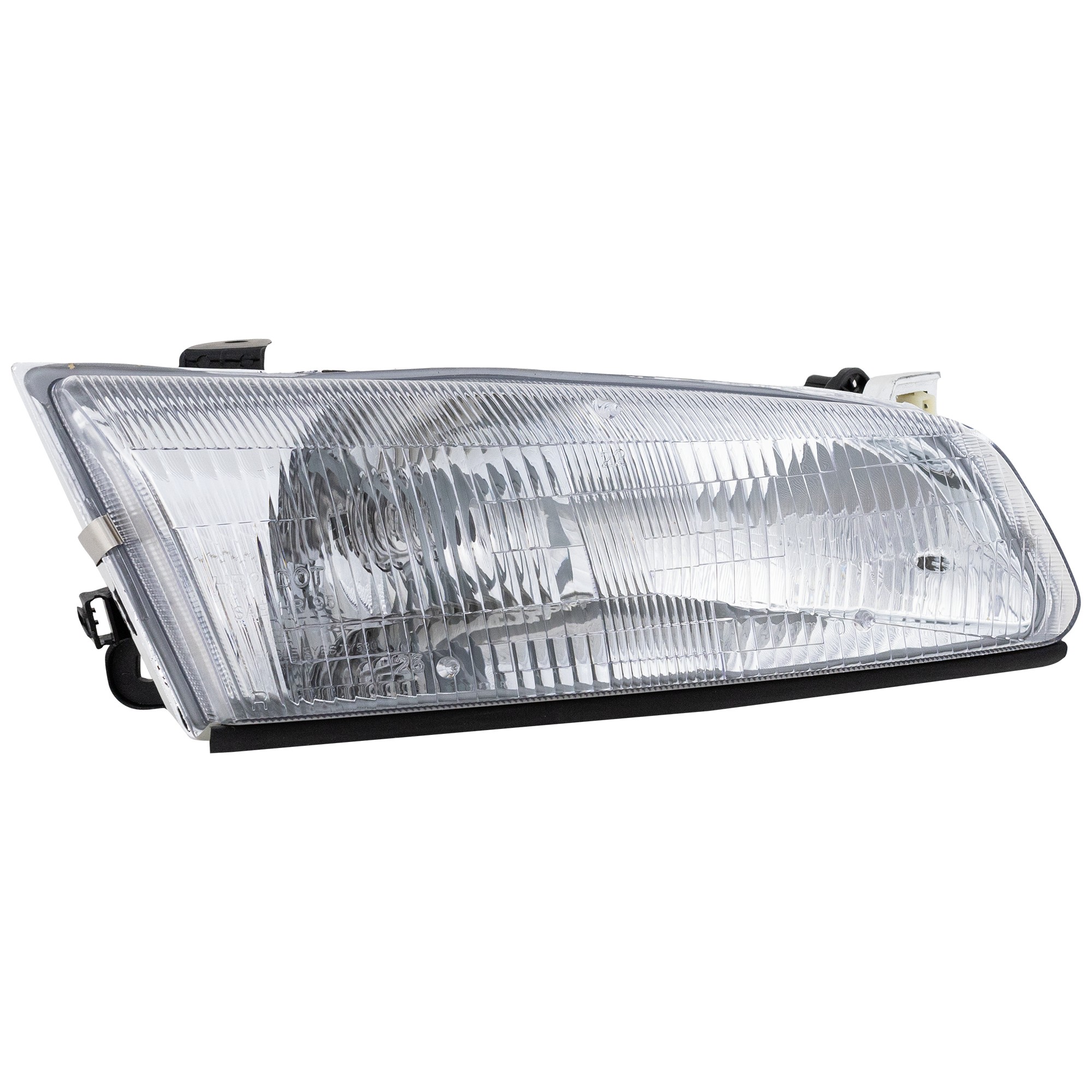 Headlight Assembly for Toyota Camry 1997-1999, Right (Passenger), Halogen, Replacement