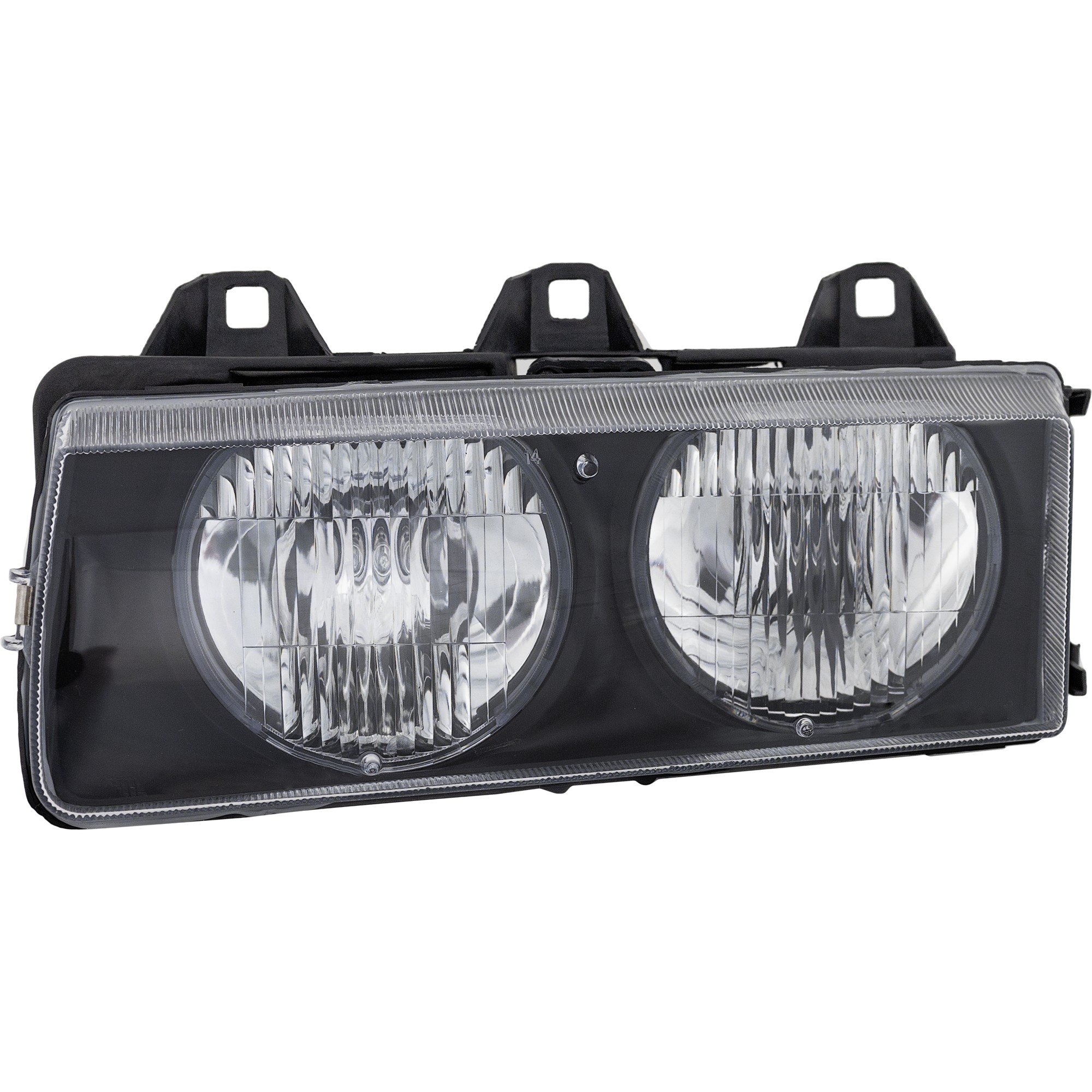Headlight Assembly for BMW 3-Series (1992-1999), Left (Driver) Side, Halogen, Replacement - Fits 318i, 320i, 325i, 328i, M3.