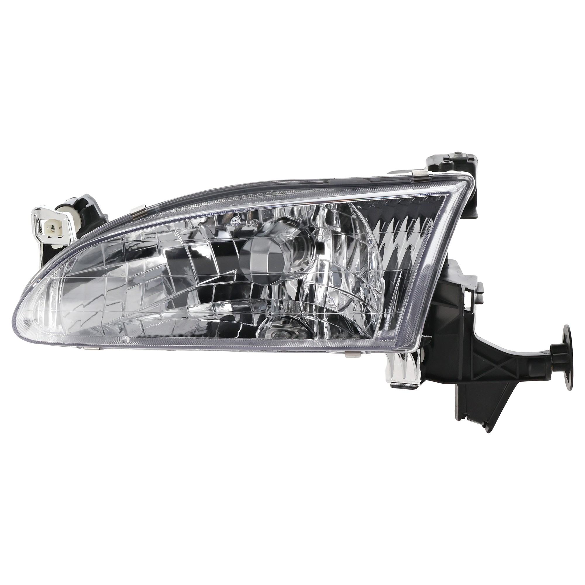 Headlight Assembly for Toyota Corolla 1998-2000, Left (Driver), Halogen, Replacement