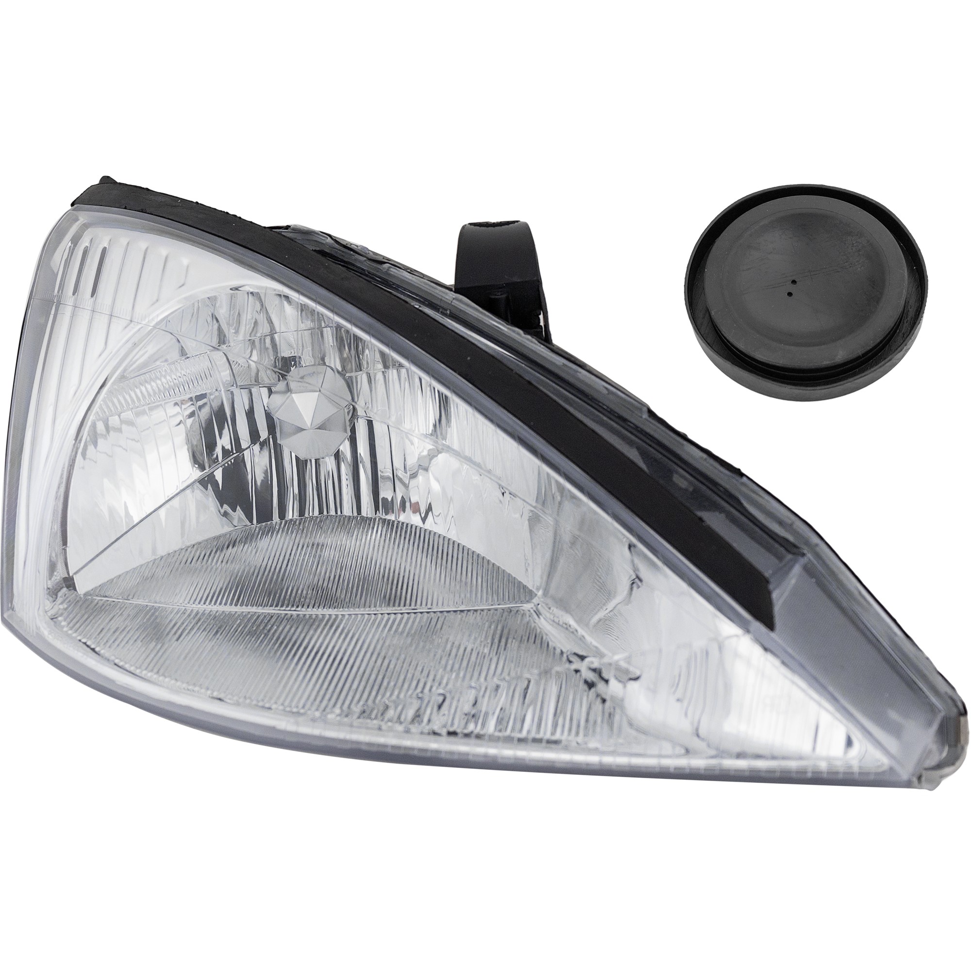 Headlight Assembly for Ford Focus 2000-2002, Right (Passenger) Side, Halogen, Excludes SVT Model, Replacement