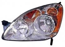 Headlight Assembly for 2005 - 2006 Honda CR-V, UK Built, Left (Driver) Side Replacement,  33151S9AA11