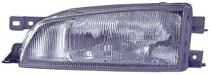 Left (Driver) Headlight Assembly for 1997-1998 Subaru Impreza, Front Headlight Assembly Replacement Housing, Lens, Cover, Composite; 84001FA330, Replacement