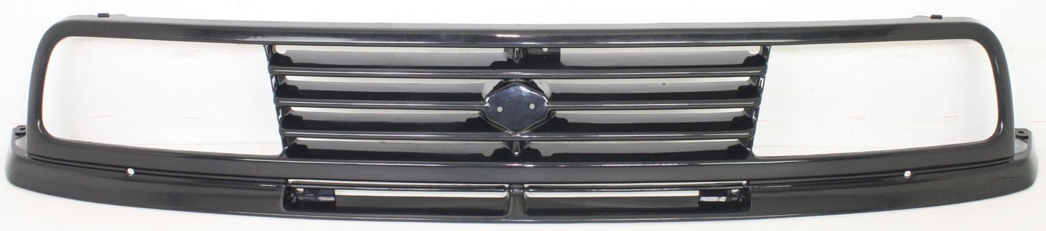 Grille for Suzuki Sidekick 2-Door 1989-1995, Painted Black Plastic Shell and Insert, Replacement