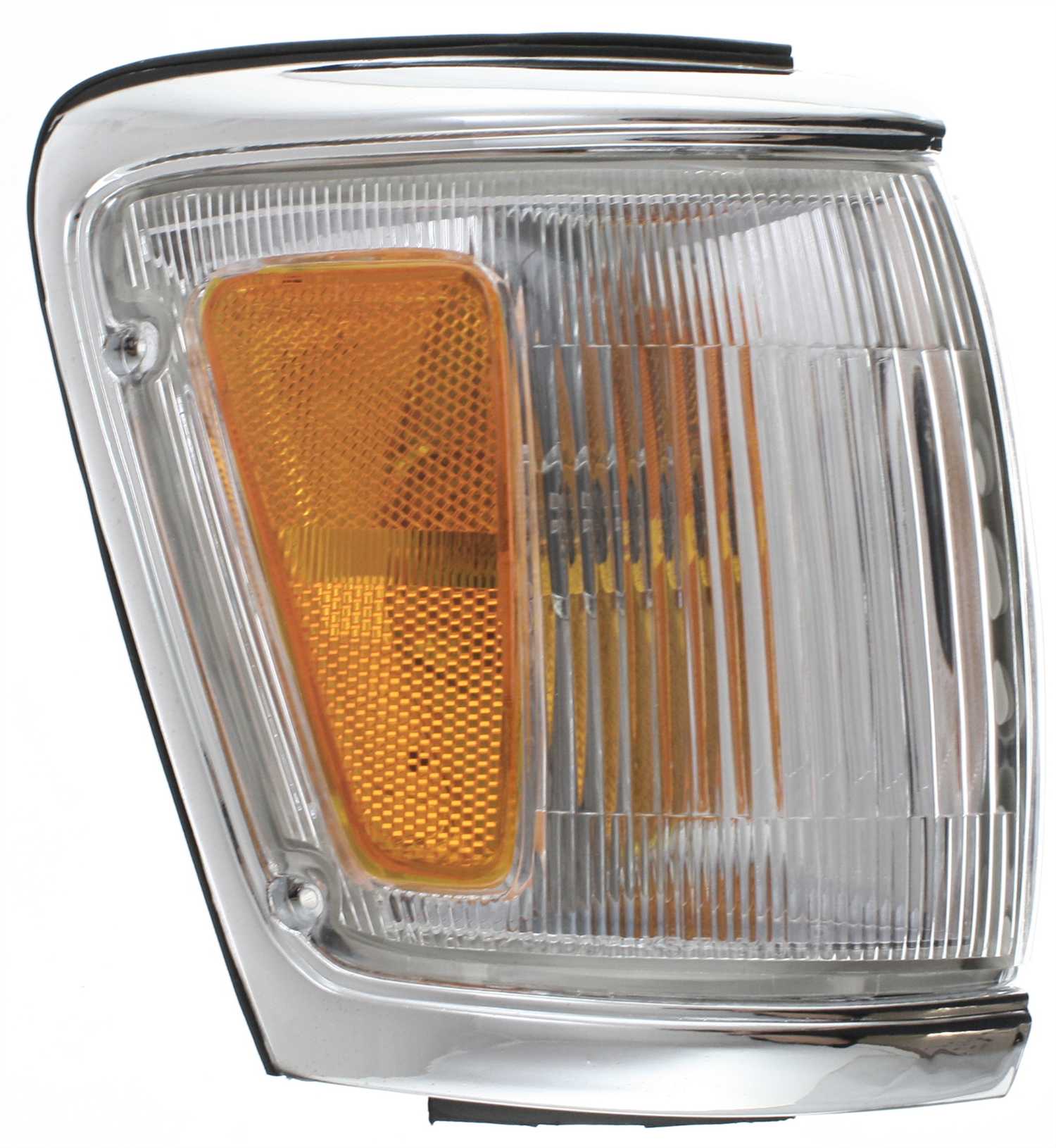 Corner Light Assembly for Toyota 4Runner (1992-1995), Right (Passenger) Side with Chrome Trim, Replacement