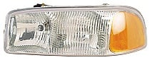 1999 - 2007 GMC Sierra Pickup Front Headlight Assembly Replacement Housing / Lens / Cover - Left (Driver)