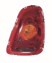 Right (Passenger) Rear Tail Light Assembly for 2007-2010 Mini Cooper with Amber Lens,  63212757010, Replacement