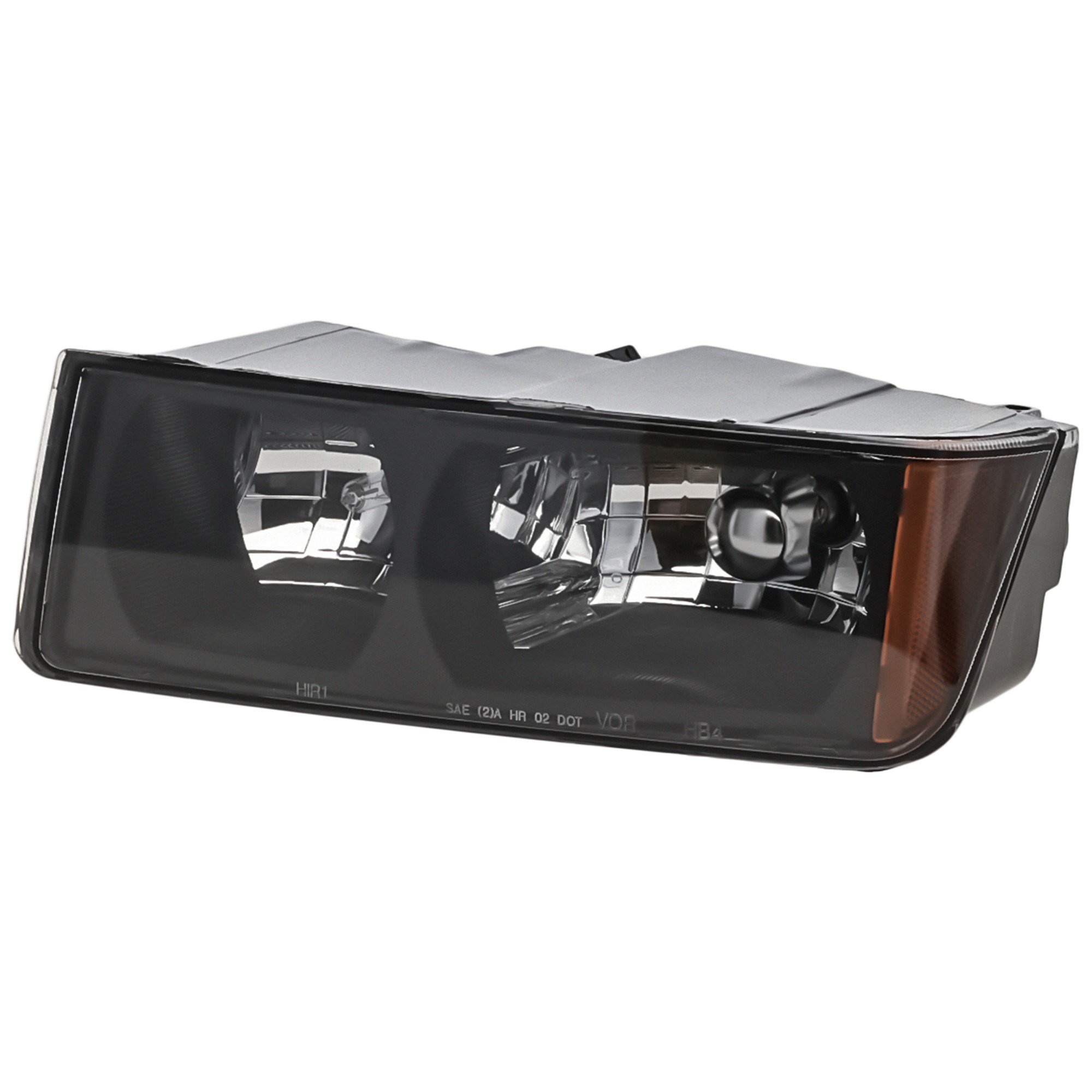 Headlight Assembly for Chevrolet Avalanche 2002-2006, Left (Driver), Halogen, with Body Cladding, Replacement