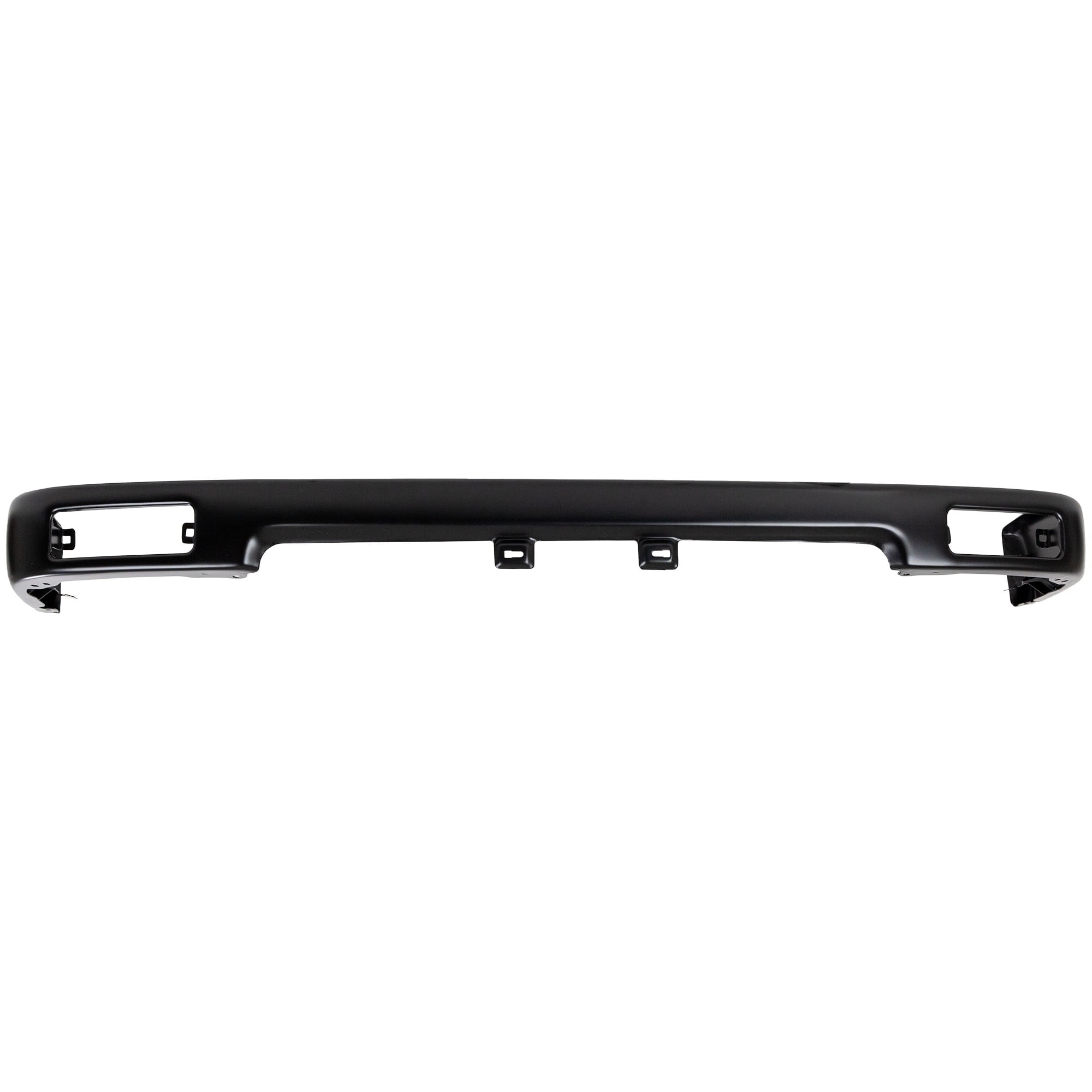 Front Bumper for 1989-1991 Toyota Pickup, Black, 2WD (Two-Wheel Drive), Replacement