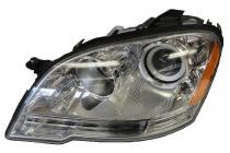 Front Left (Driver) Headlight Assembly for 2008 - 2011 Mercedes Benz ML350, Halogen Composite, OEM 164820235964, Replacement