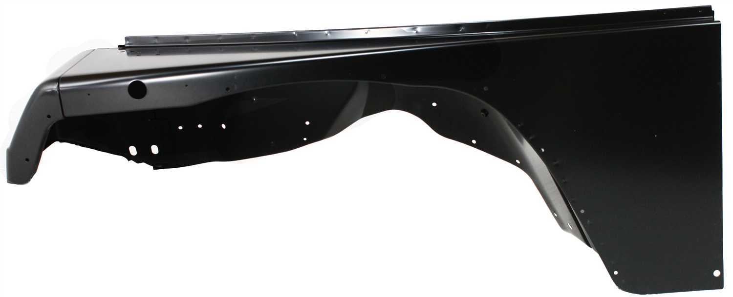 Front Fender for Jeep Wrangler (YJ) 1987-1995, Left (Driver), Primed (Ready to Paint), compatible with 1993-1995 models, Exc. Renegade model, Replacement