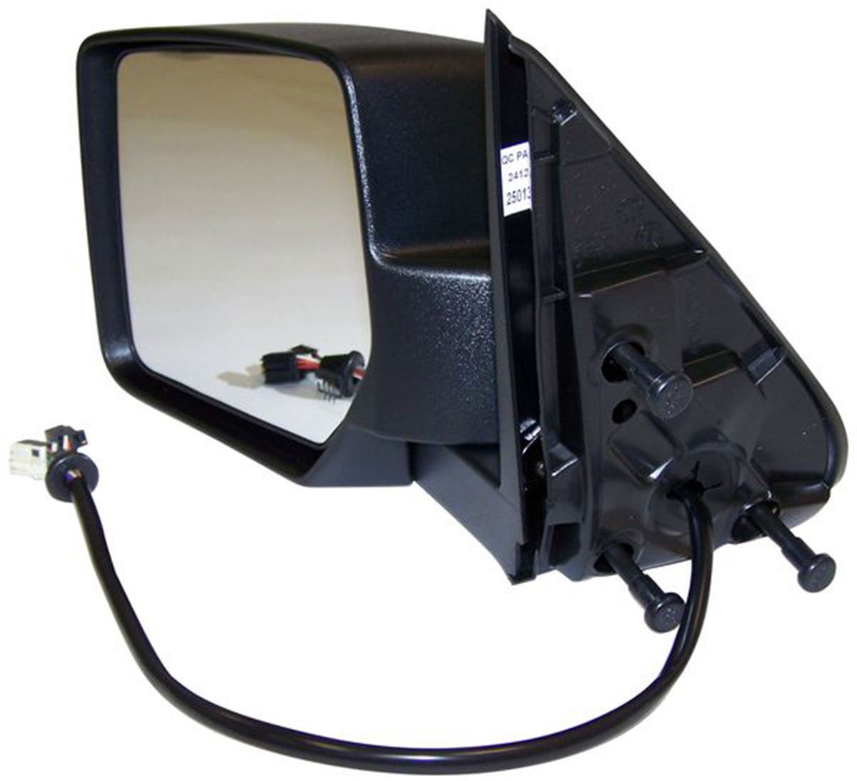 Outside Rear View Mirror for 2008 - 2012 Jeep Liberty, Left (Driver) Side, Power, with Memory and Fold-Away Assembly,  57010187AF, Replacement