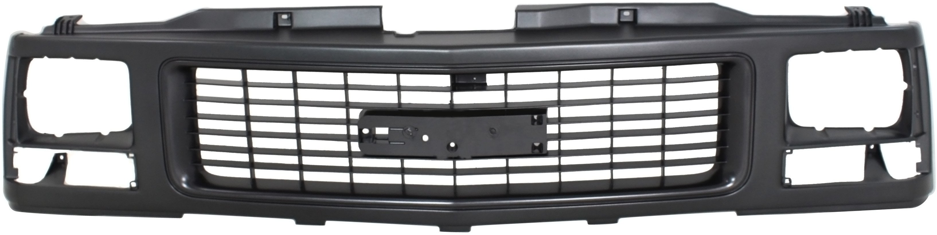 Paintable Shell and Insert Grille for 1988-1993 GMC C/K Series with Single Sealed Beam Headlight, Replacement