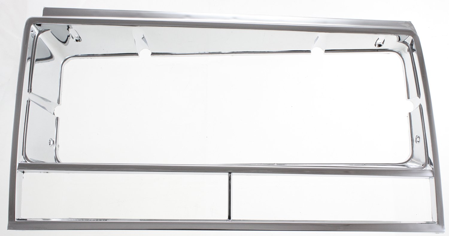 Headlight Door for Chevrolet El Camino (1982-1987), Malibu (1982-1983), Left (Driver), Chrome, Replacement
