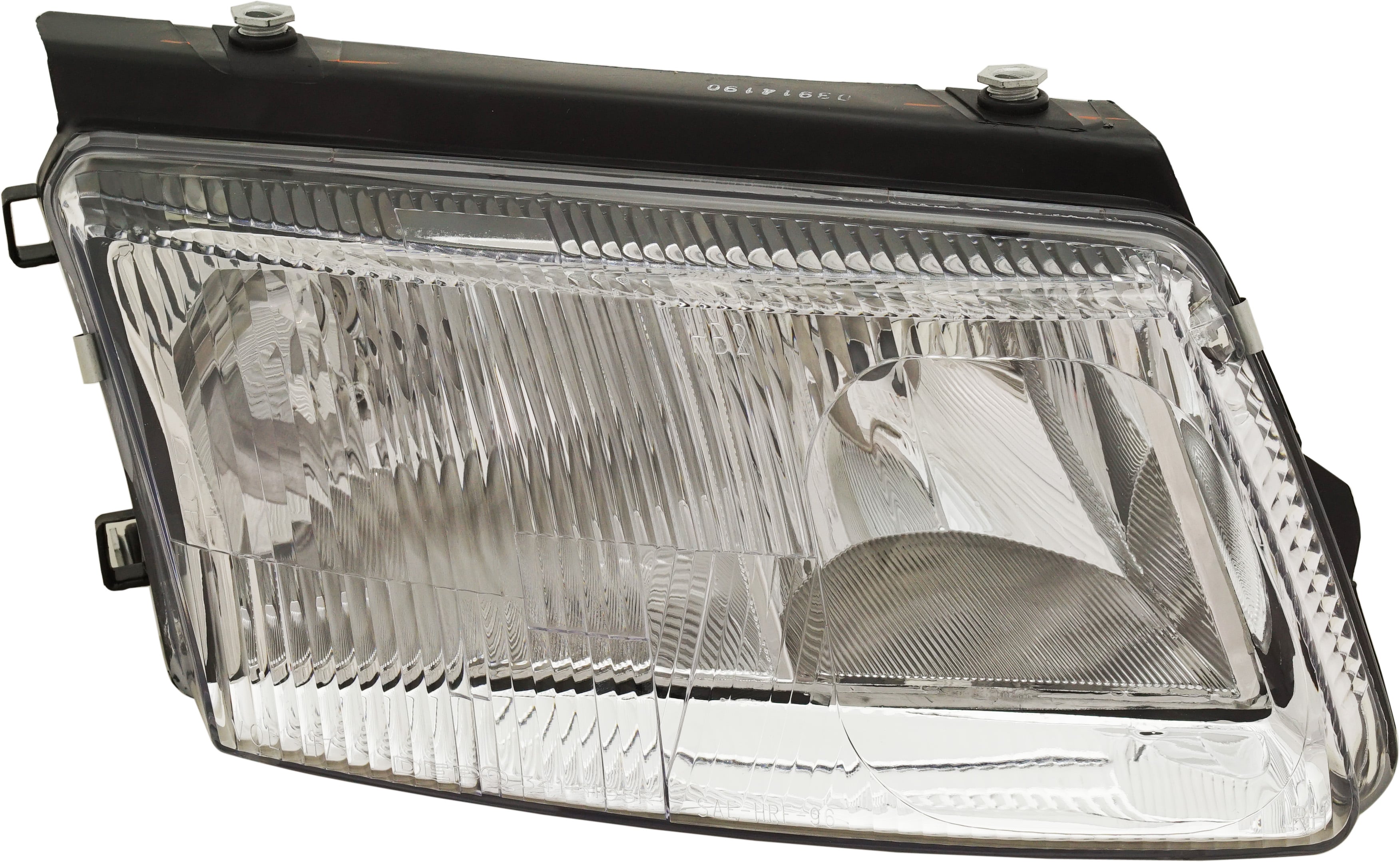 Headlight for Volkswagen Passat 1998-2001, Right (Passenger) Side, Lens and Housing, Halogen Light, Old Body Style, Replacement
