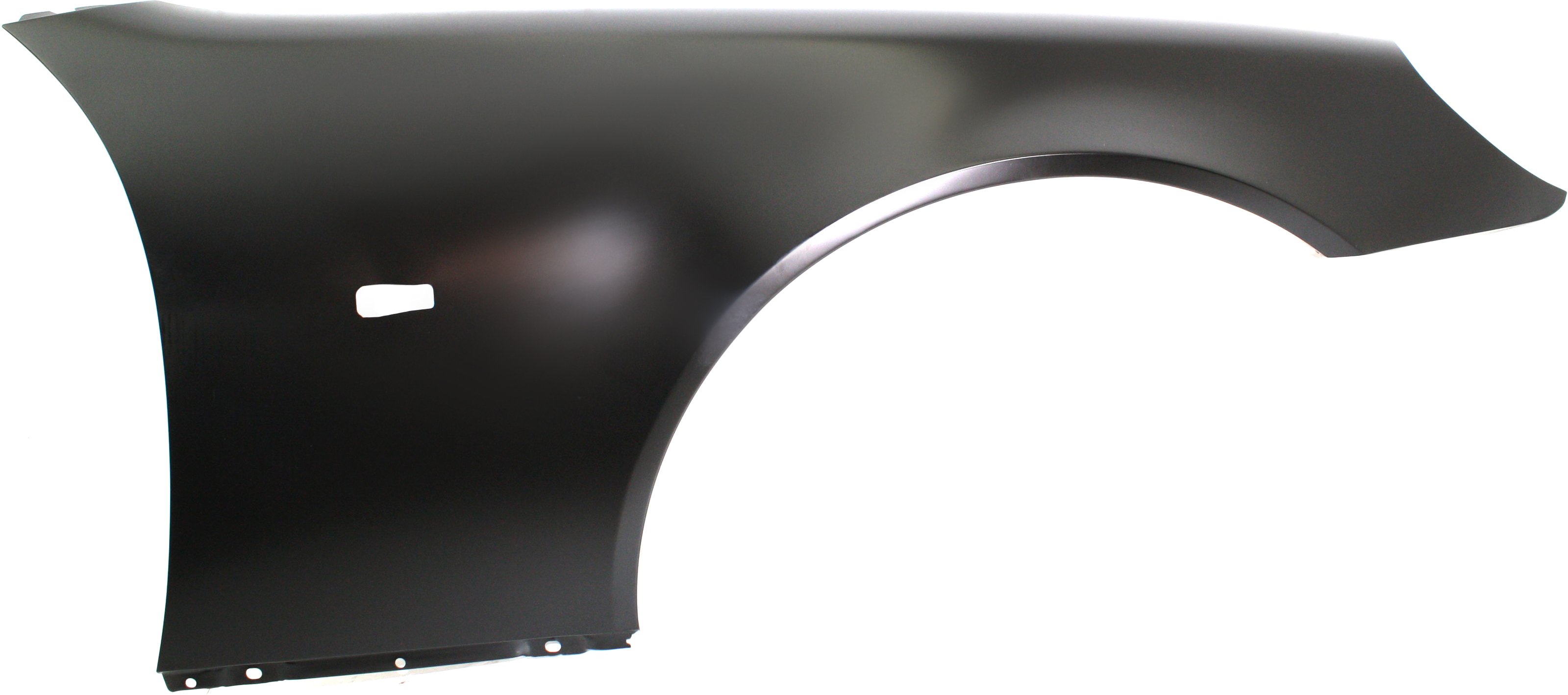 Front Fender for Mercedes-Benz SLK-Class 1998-2004, Right (Passenger) Side, Primed (Ready to Paint), without Molding Holes, with Turn Signal Light Hole, Replacement