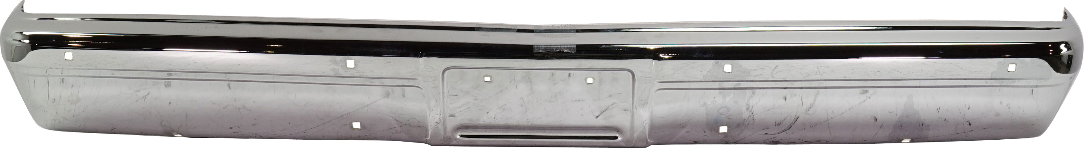 Front Bumper for Chevrolet C/K Full Size Pickup / Suburban (1983-1991), Chrome, Without Impact Strip Holes, Replacement