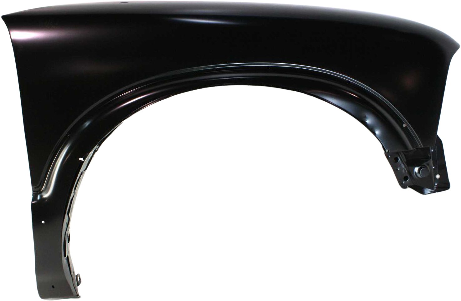 Front Fender Primed (Ready to Paint) for Chevrolet S10 Pickup (1994-2004)/Blazer (1995-2005), Right (Passenger) Side, 4WD (Four-Wheel Drive) S10/Sonoma, w/ ZR2 Pkg.(Wide Stance Suspension), w/ Flare Holes, Replacement