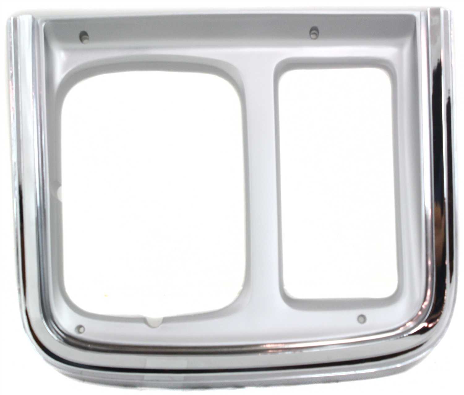 Headlight Door for GMC G-Series Van 1985-1991, Right (Passenger), Chrome/Silver, Single Headlights, Replacement