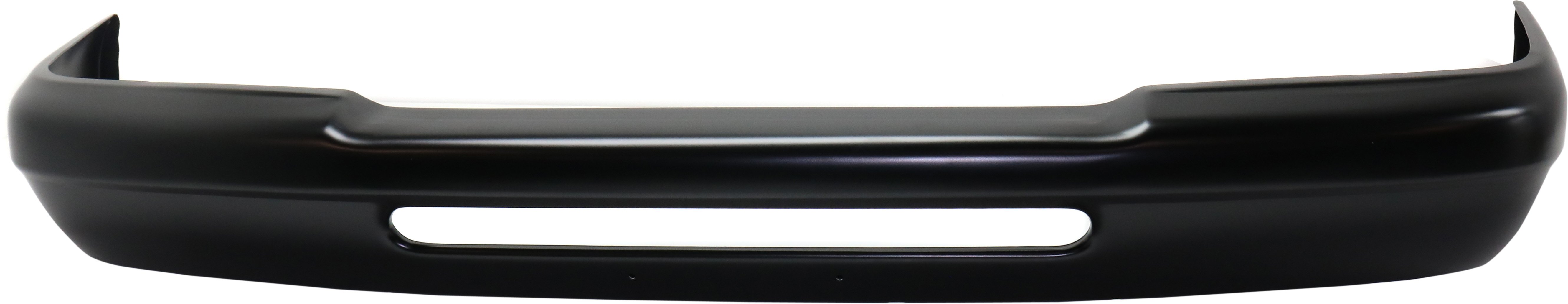 Front Bumper for Ford Ranger 1993-1997, Black, Pre-Treated & Ready to Paint, with Molding Holes, Replacement