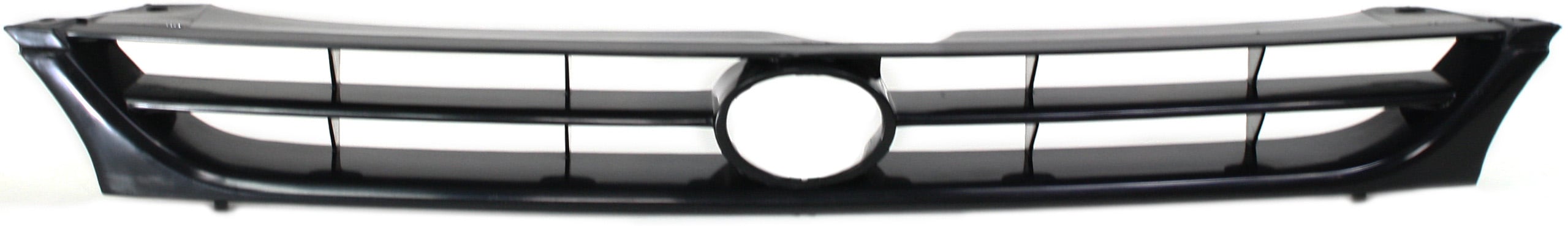 Plastic Grille for 1995-1996 Toyota Camry, Painted Black Shell and Insert, Japan Built, Replacement