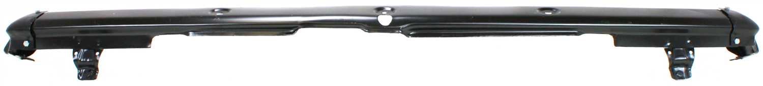 Front Lower Valance Panel for Nissan Pickup 1993-1997, Steel Construction, Painted Black, 4WD (Four-Wheel Drive), Replacement