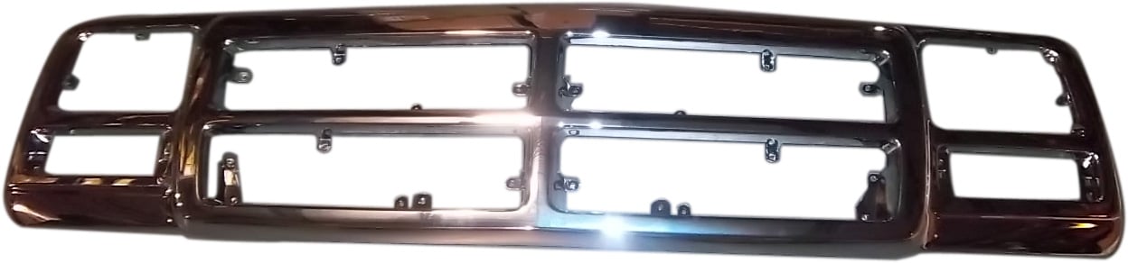 Chrome Grille Frame for Dodge Full Size Pickup 1991-1993, Replacement