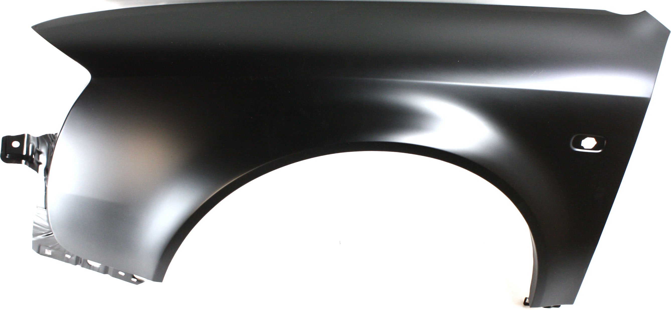 Primed (Ready to Paint) Front Fender for Audi A6 1998-2001, Left (Driver), 6 Cyl, Replacement