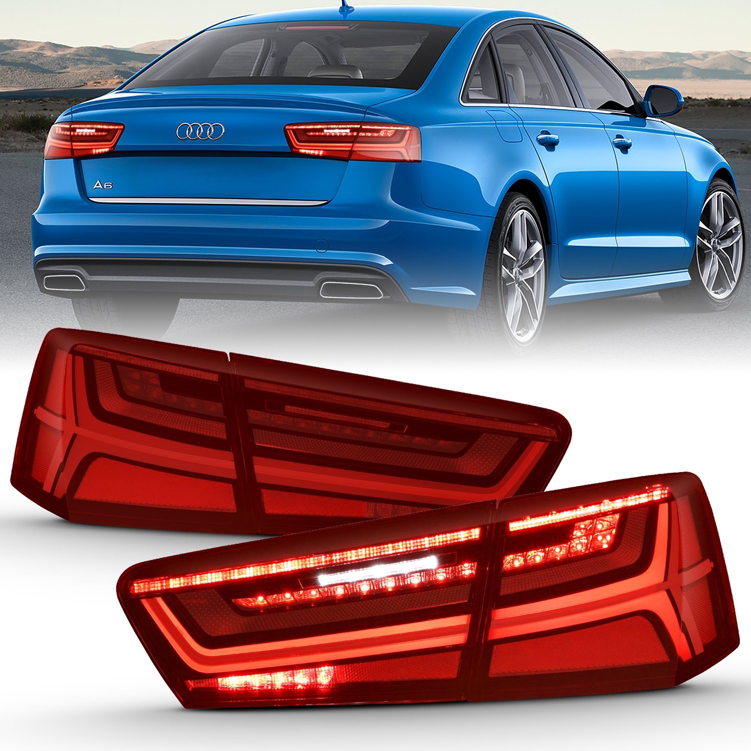 2012 - 2015 Audi S6 Tail Light
