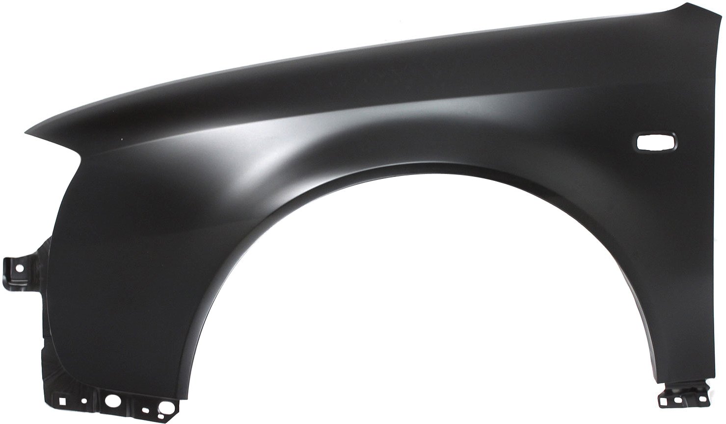 Front Fender for Audi A6 2002-2004, Left (Driver), Primed (Ready to Paint), 2.7L/3.0L Engine, with Square Signal Light Hole, Replacement
