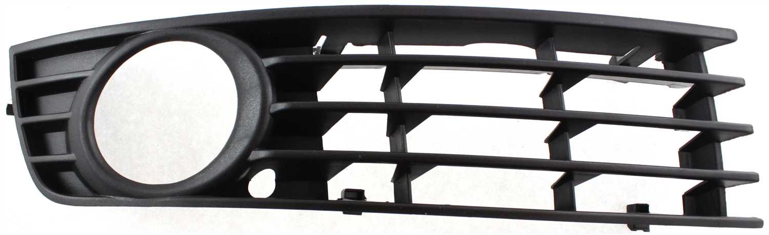 Front Fog Light Molding Right (Passenger) for Audi A4/S4 2002-2005, Type 1, Paint to Match, Excludes Cabrio Model, Replacement