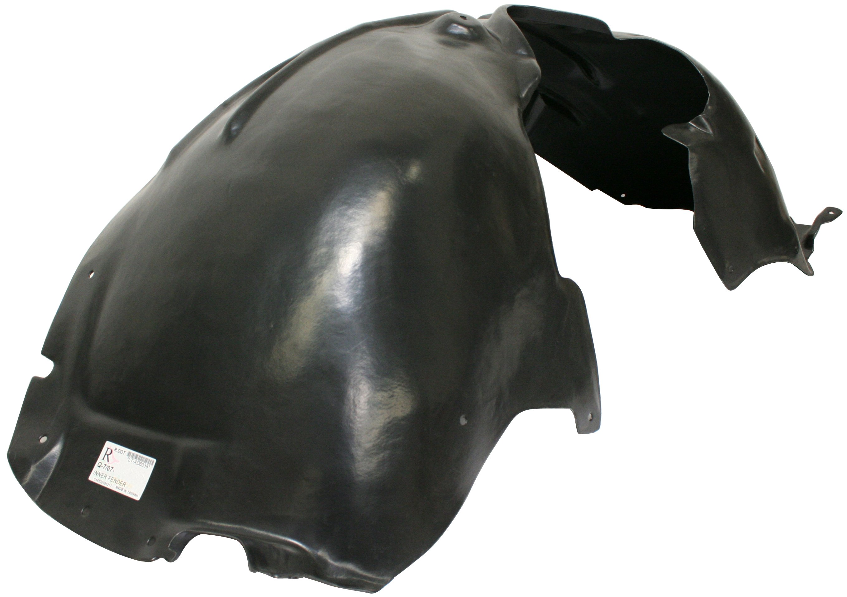 Front Fender Liner for Audi Q7 2007-2015, Right (Passenger) Side, Replacement
