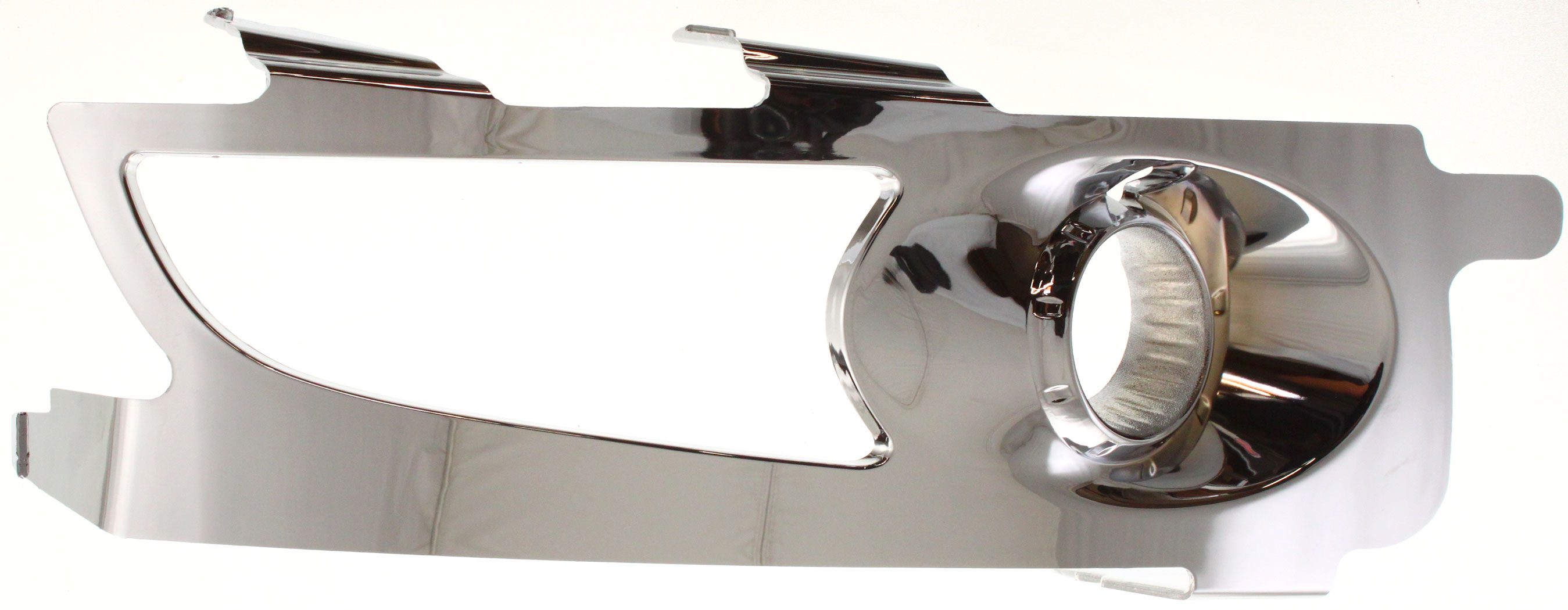 Front Fog Light Molding for Buick Enclave 2008-2012, Right (Passenger), Chrome, Replacement