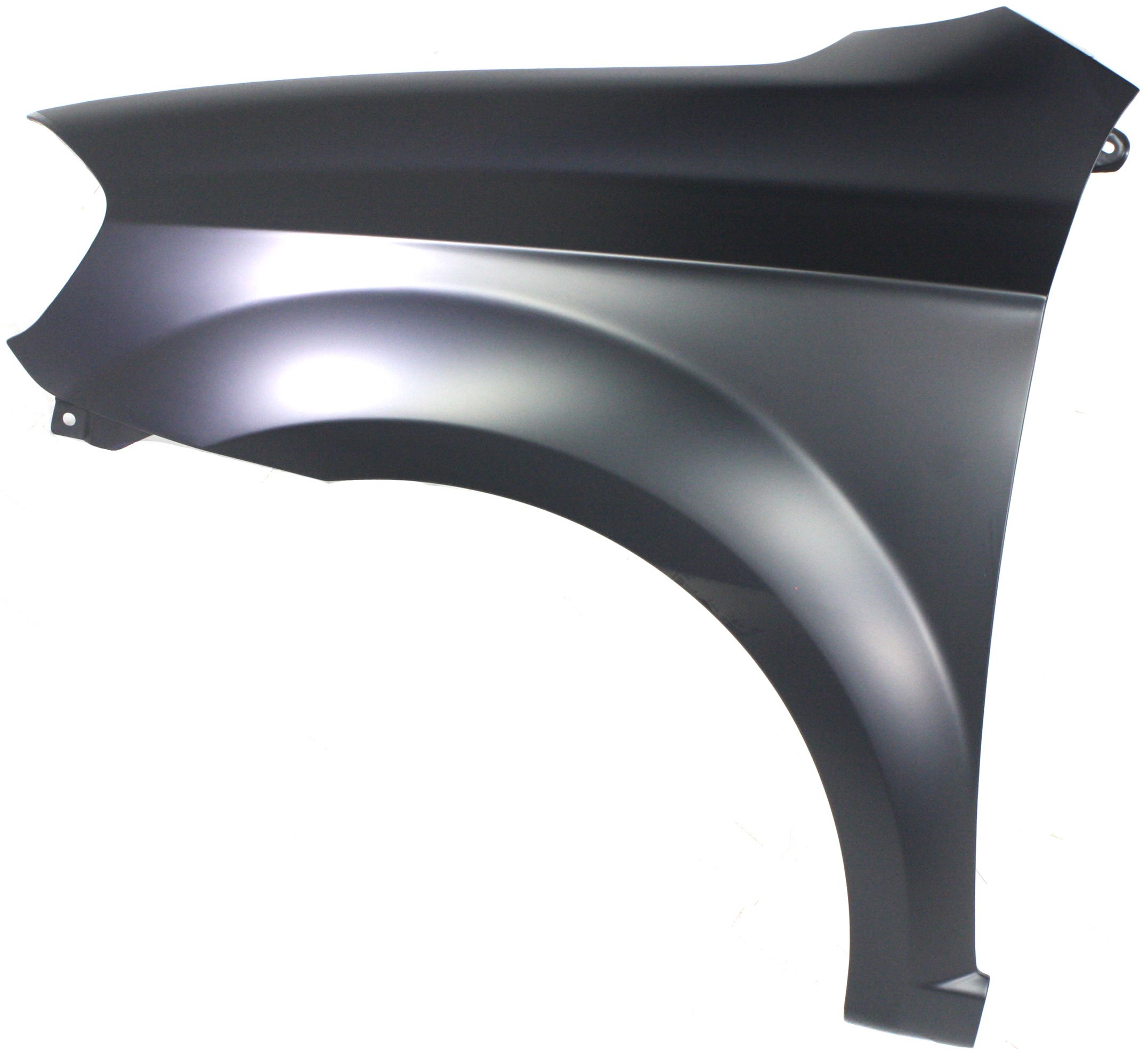 Front Fender Primed (Ready to Paint) for Chevrolet Aveo Sedan 2009-2011, Left (Driver), without Signal Light Hole, Replacement