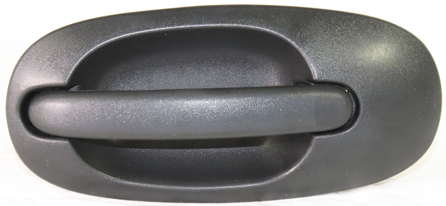 Rear Exterior Door Handle for Chrysler Town and Country 1996-2000, Right (Passenger) Side Sliding Door, Textured Black, without Keyhole, Replacement