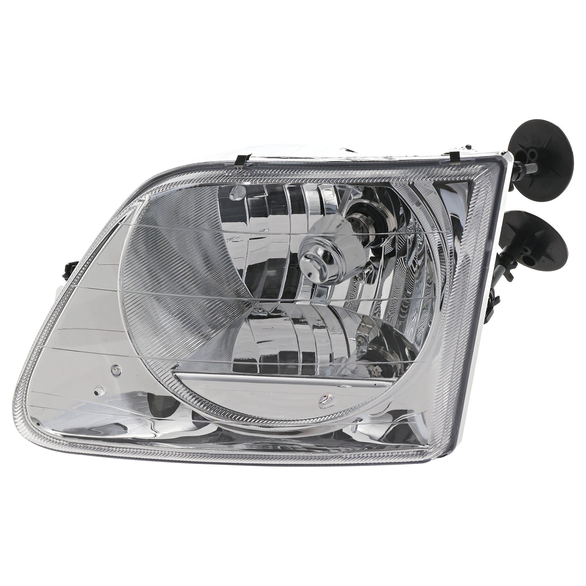 Headlight Assembly for Ford F-150 1997-2003, Left (Driver), Halogen, Lightning Model, Replacement