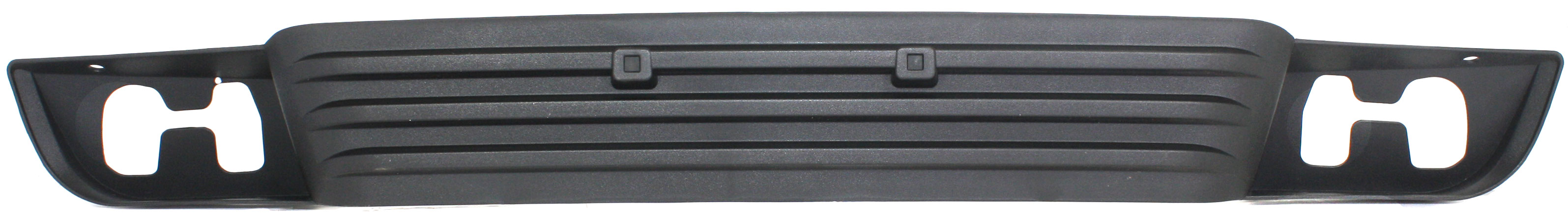 Front Bumper Grille Tow Hook Opening Cover for GMC Yukon 2007-2014, Black, Plastic, Excludes Denali Model, Replacement