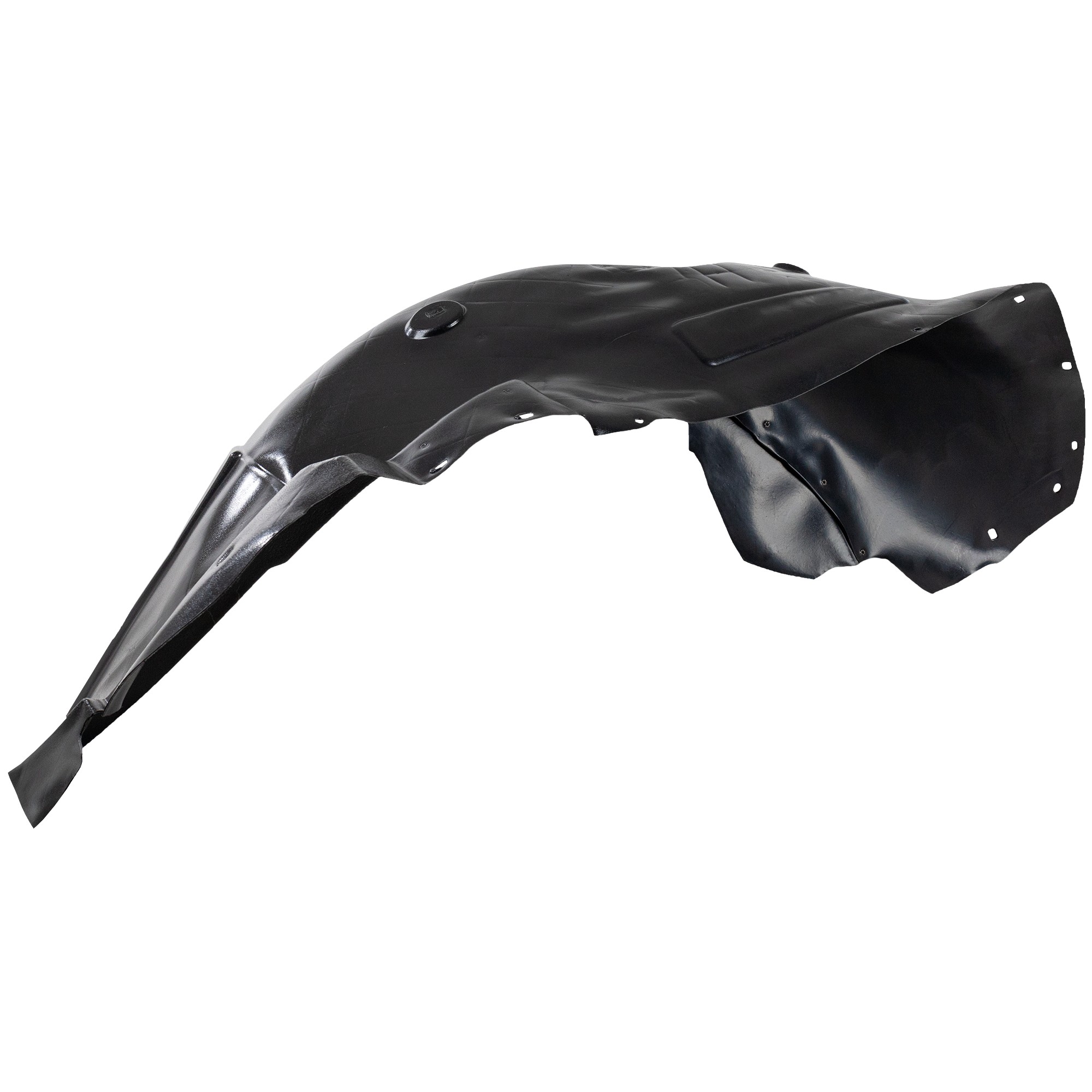 Front Fender Liner for GMC Sierra 1500 (2007-2013), Left (Driver) Side, New Body Style, Replacement