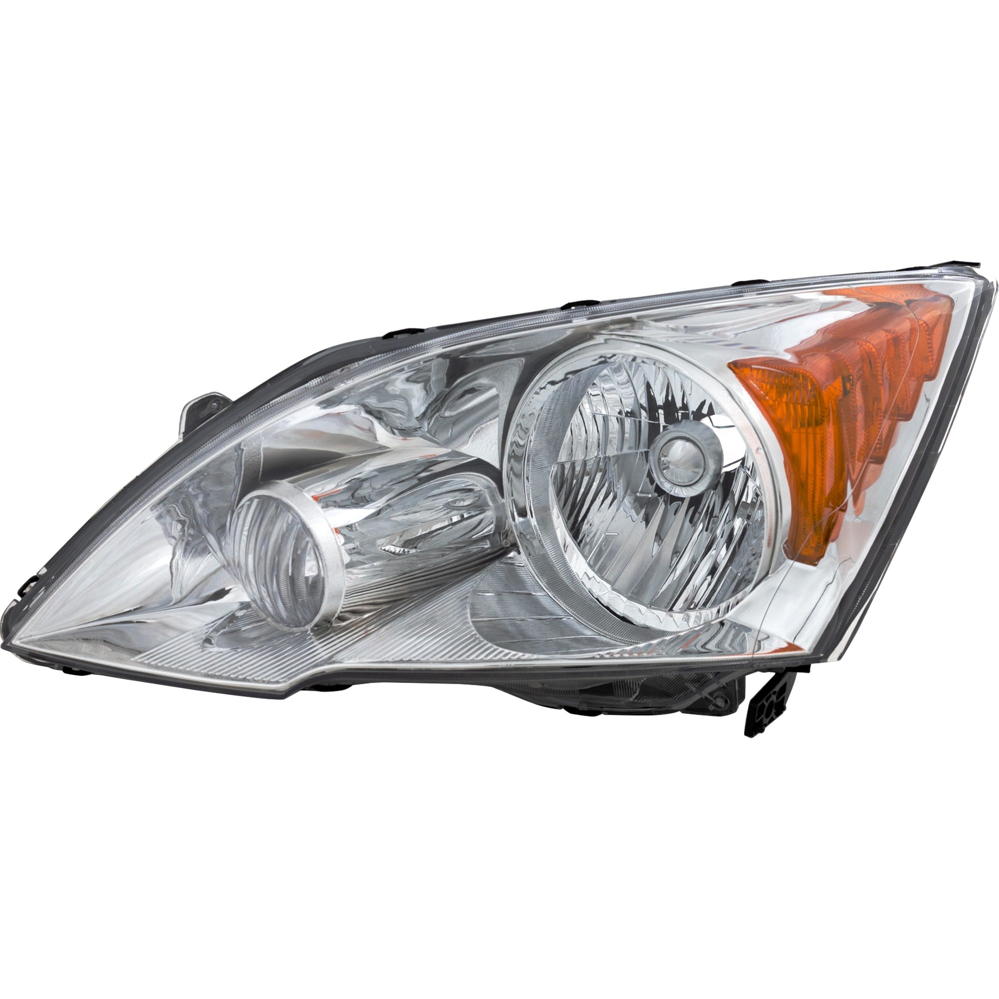Headlight Lens and Housing for Honda CR-V 2007-2011, Left (Driver), Halogen, Replacement