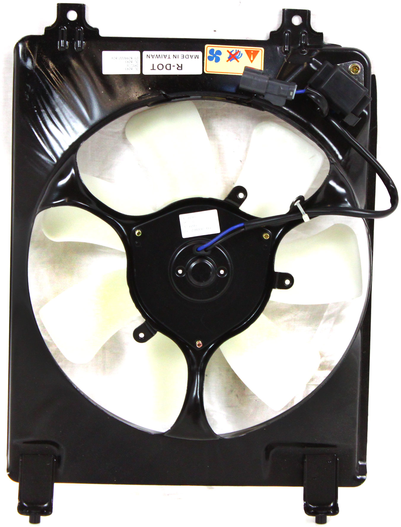 A/C Fan Shroud Assembly for Honda Civic 2006-2011, Right (Passenger) 1.8L, Replacement